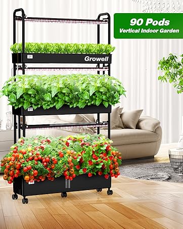 90 Pods vertical garden