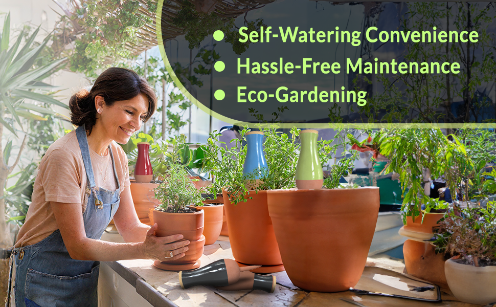 self watering convenience hassle maintenance gardening