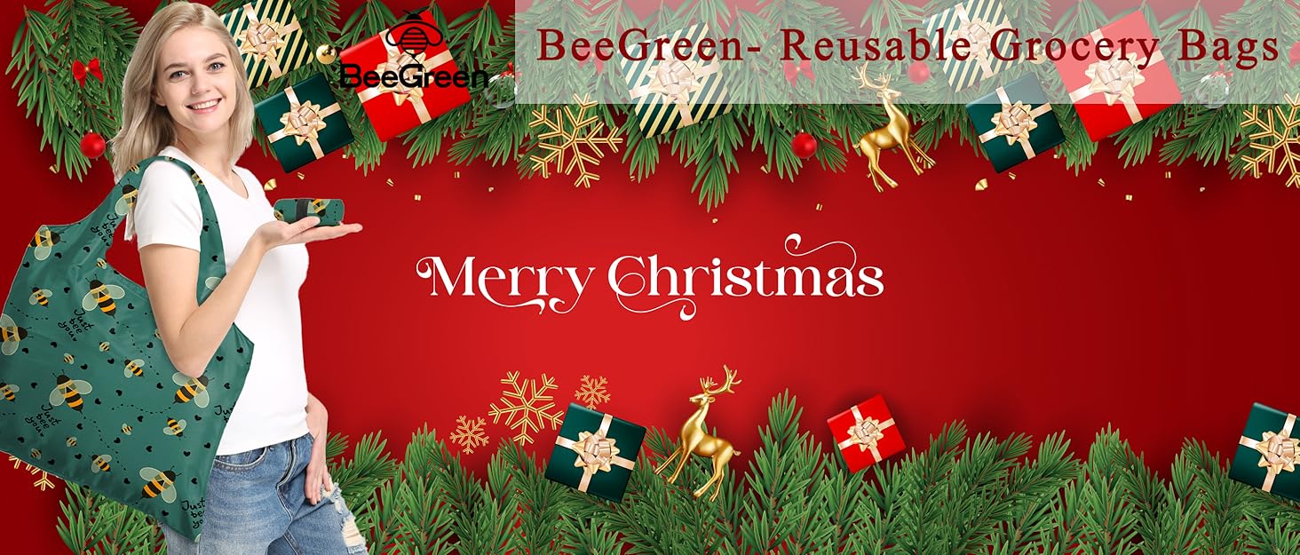 BeeGreen Reusable Grocery Bags