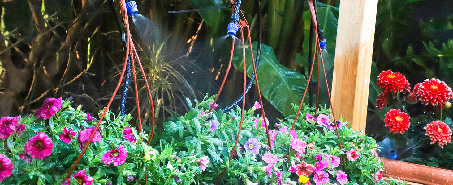 hanging basket watering system