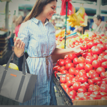 REUSABLE GROCERY SHOPPING BAG TROLLEY BAGS