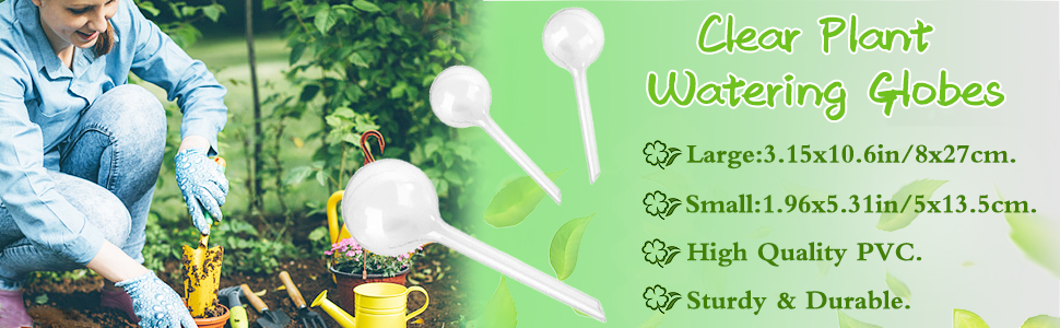 5 self watering globes