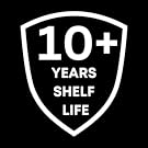 10 plus years shelf life