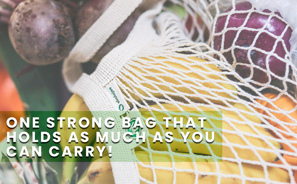 grocery net bag shopping bag for vegerable fruits staorage french market bag farmers organic cotton