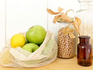 reusable cotton mesh bags