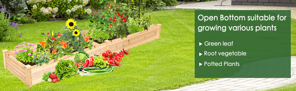 wood planter bed