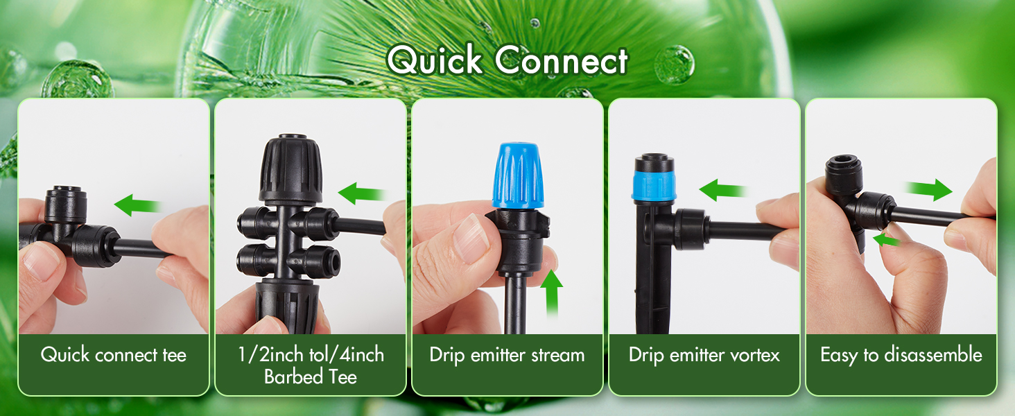 240FT Drip Irrigation System Kits