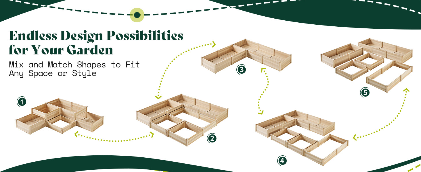 raised garden beds outdoor