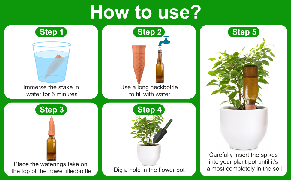  Plant Waterer Set 