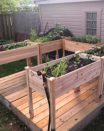 elevated planter