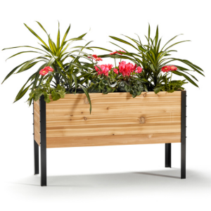 #Raised Garden Bed #balcony planter #outdoor planter #elevated garden box #cedar planter