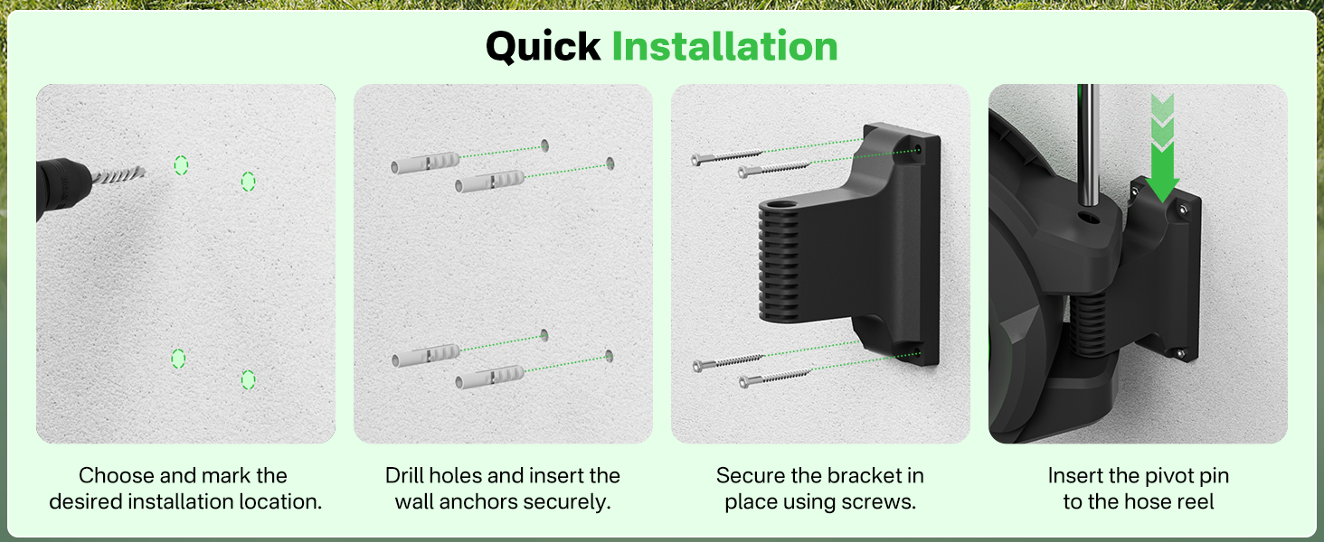 retractable garden hose 100 ft