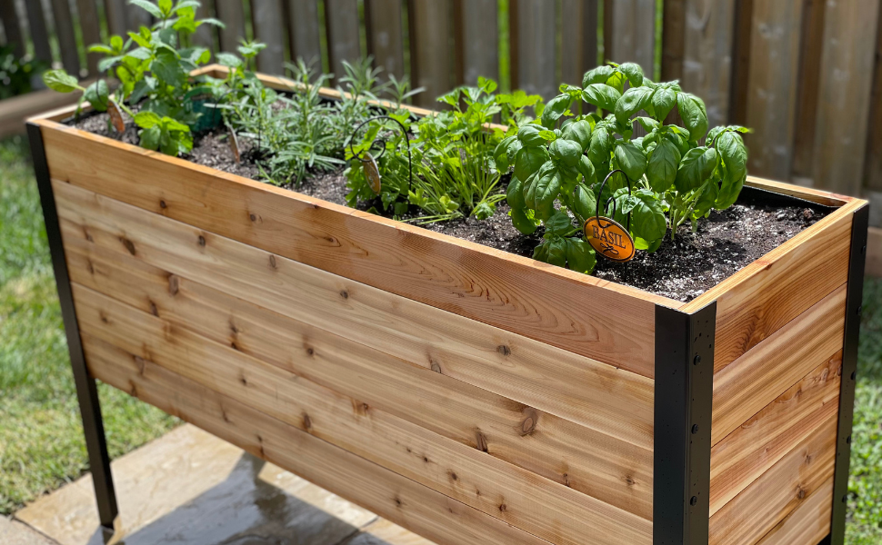 #Cedar Planter #Western Red Cedar #Wood Garden Bed #Planter Box
