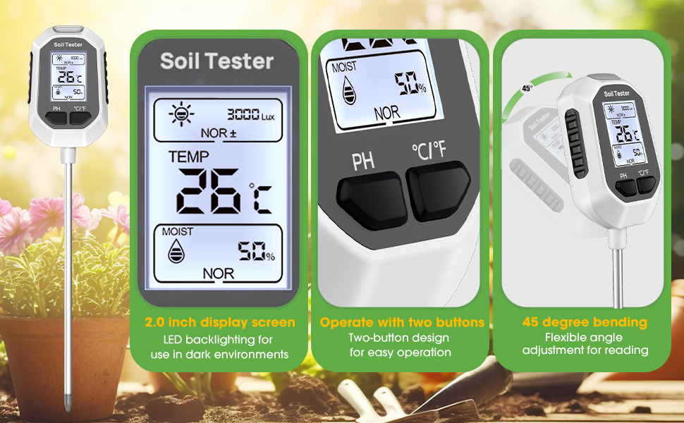 digital plant meter,moisture meter,soil ph meter,soil moisture meter,moisture meter for house plants
