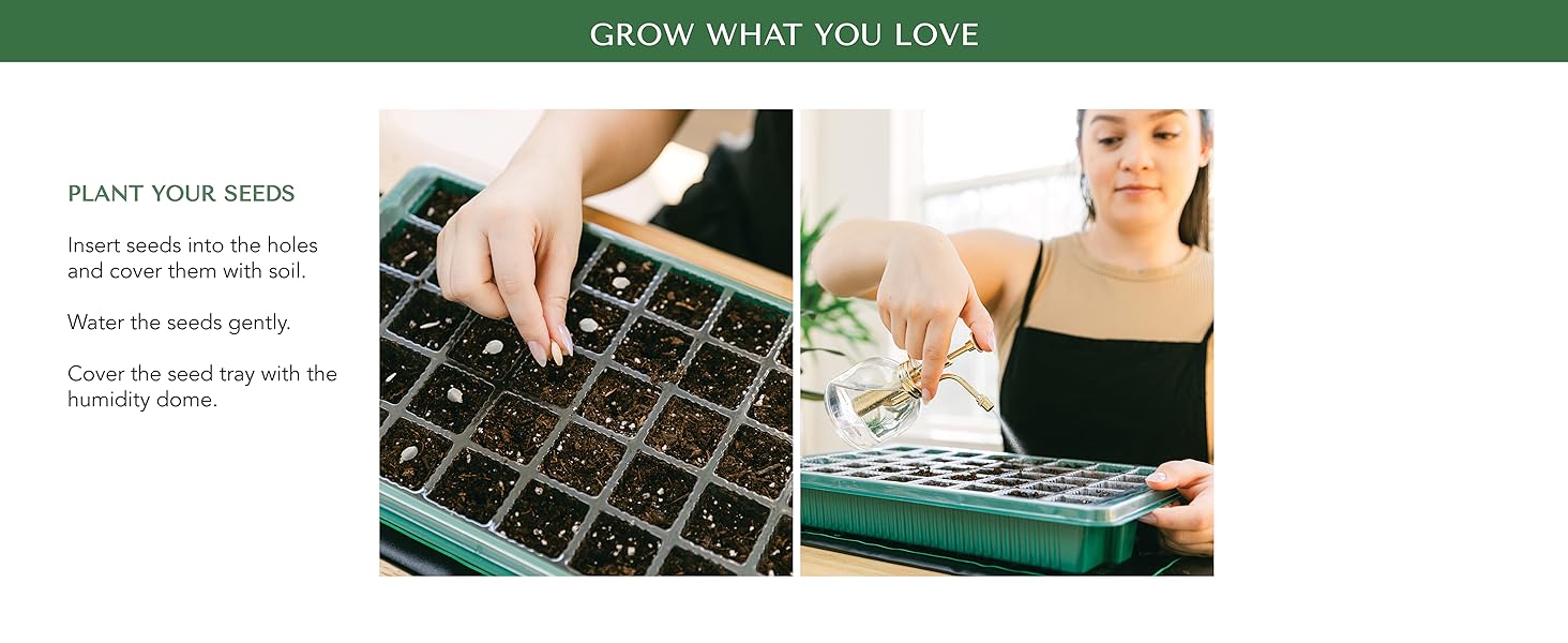 seed trays and flats reusable, seed starting supplies, humidity domes for seed starting