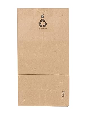 Kraft Paper Bags - Brown Paper Bags for Lunch - Grocery Deli Paper Bags - Paper Sandwich Bags