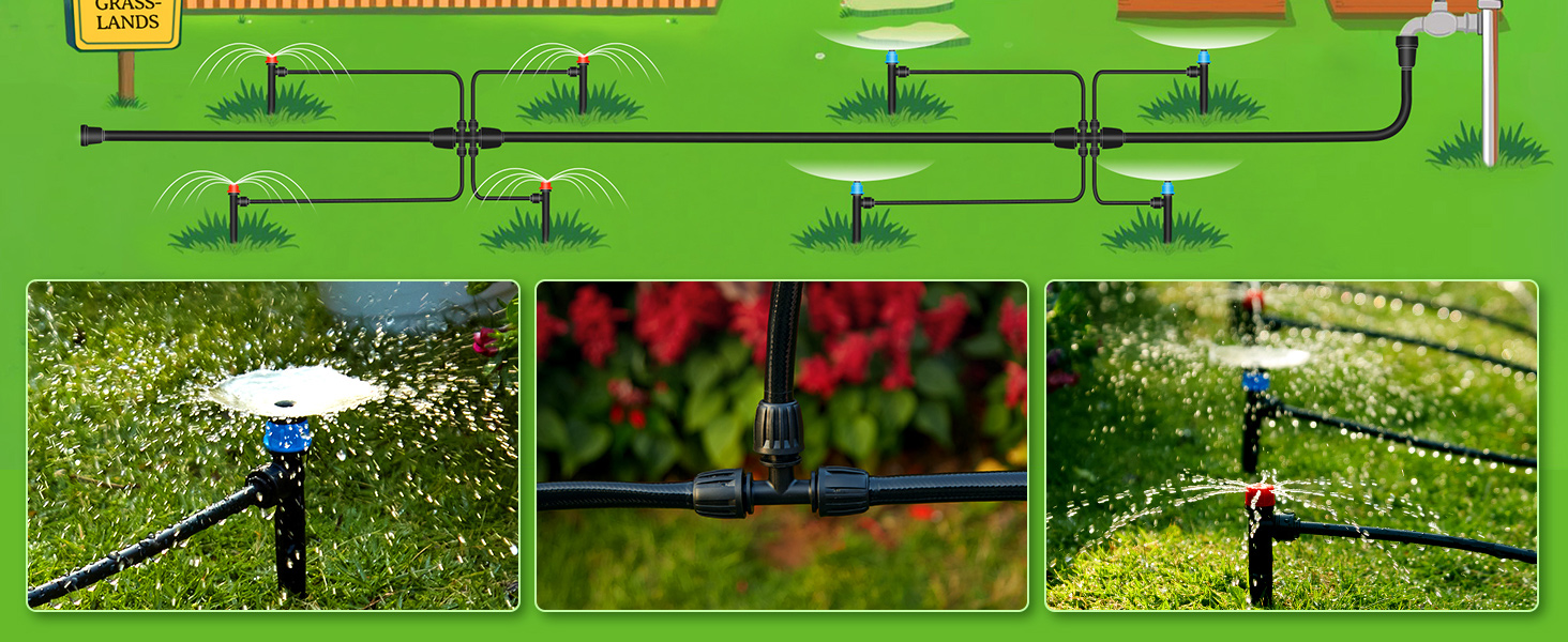 240FT Drip Irrigation System Kits
