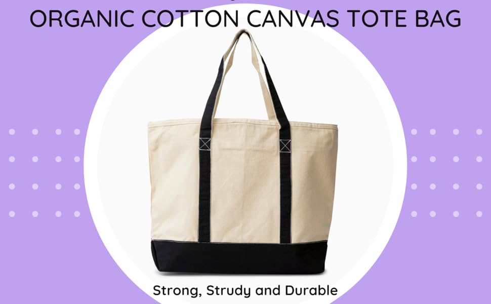 heavy duty canvas tote women