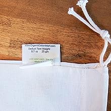 tare weight on label
