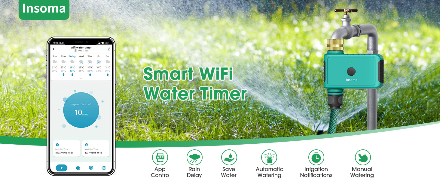 wifi water timer for garden hose
