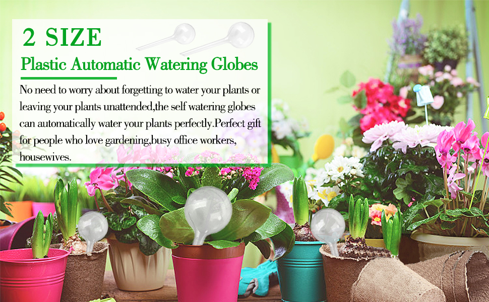 7 watering globes