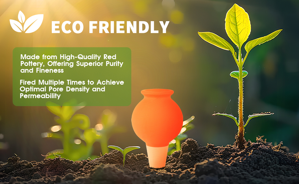 terra cotta watering spikes