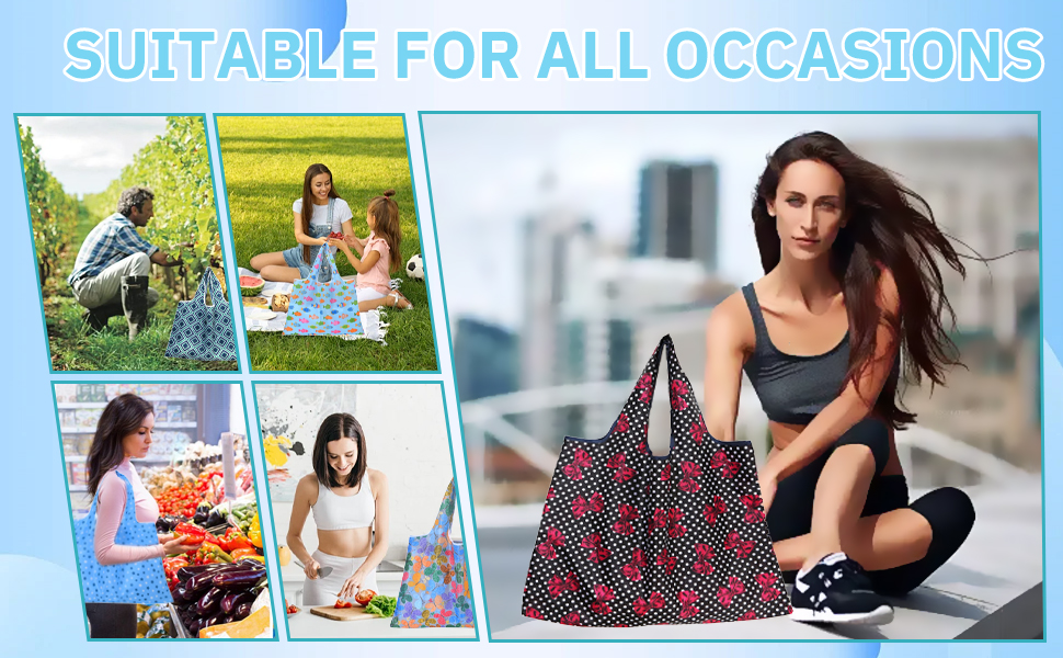 reusable bags with handles