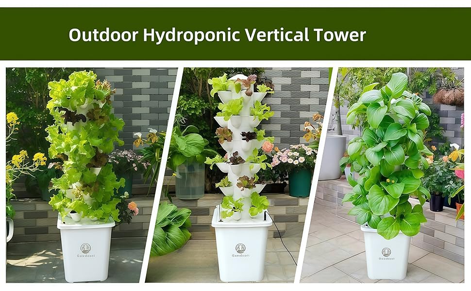 Outdoor Hydroponic Vertical tower