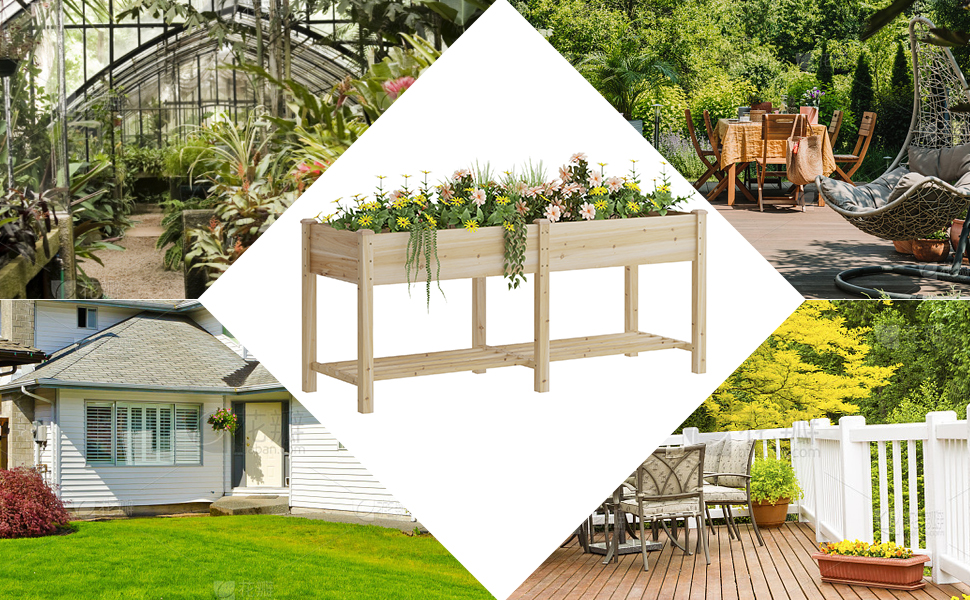 Raised garden bed